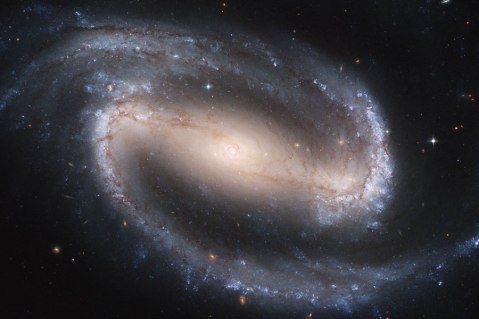 Barred spiral, NCG 1300, observed with the Hubble Space Telescope.