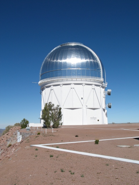 The Victor M. Blanco 4m telescope, located at CTIO in northern Chile. Image courtesy NOAO.
